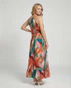 Damen Maxikleid Sommer Halter