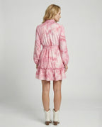 Damen Freizeitkleid Mini mit Volant