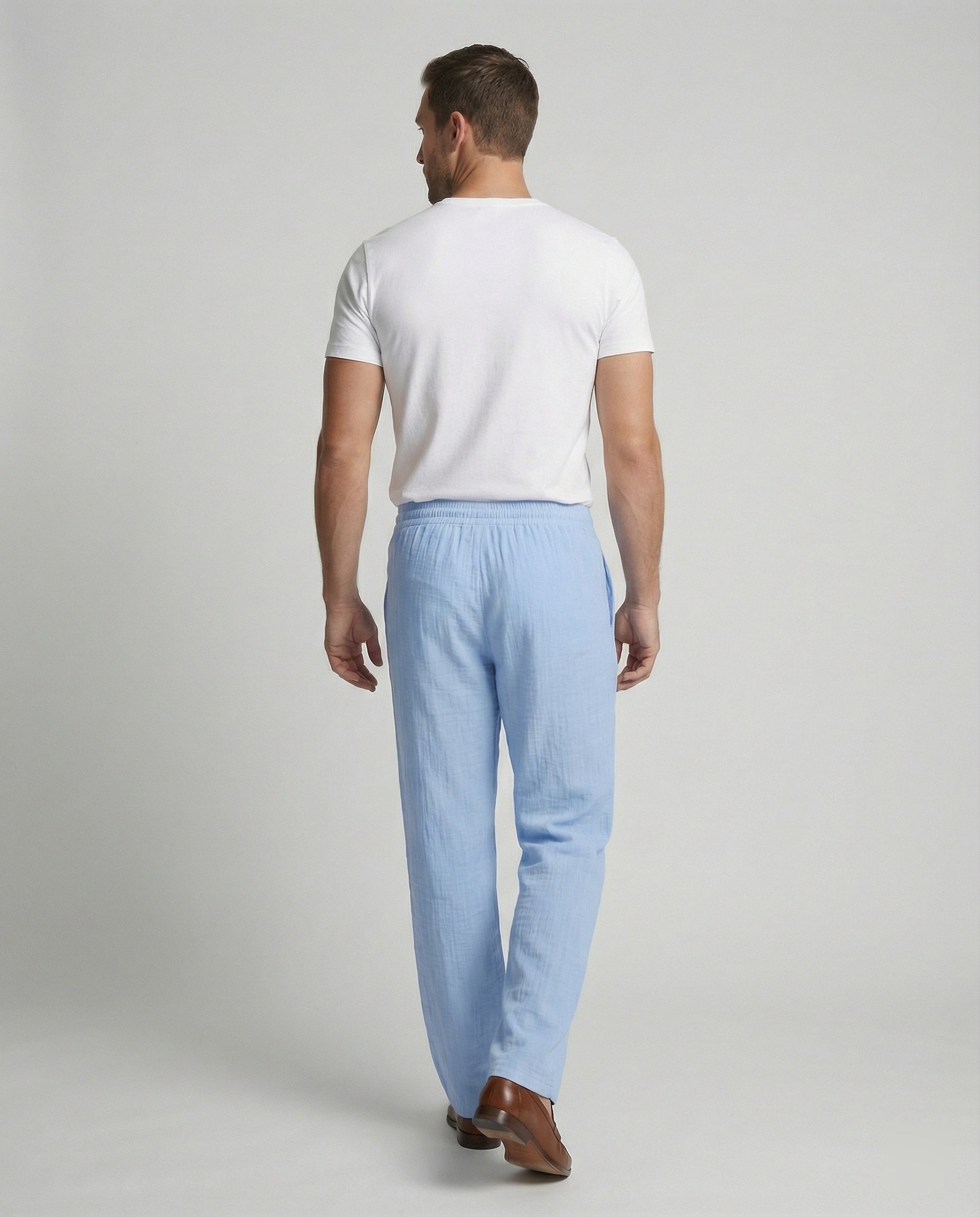 Herren lässige Leinenhose R&B