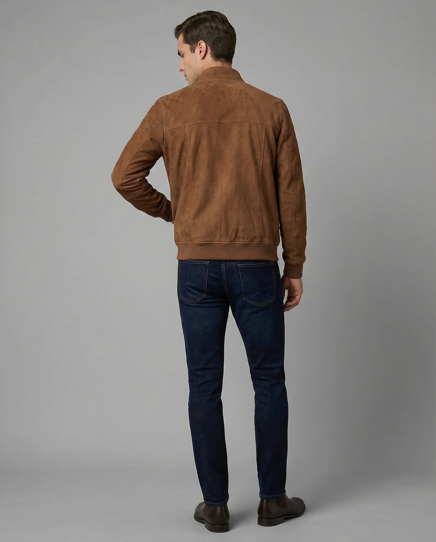 Freizeitkleidung Herren Wildleder Bomber