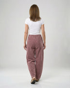 Damen Cordhose Damen weit High Waist
