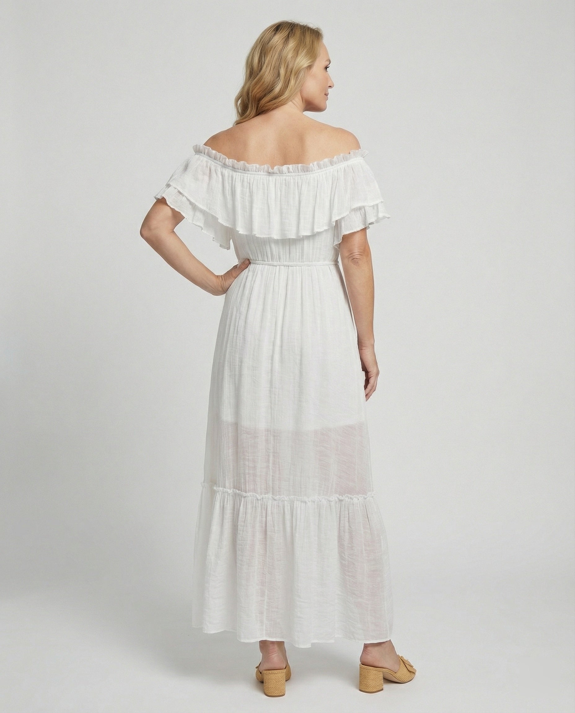 Boho Maxikleid Sommer Damen