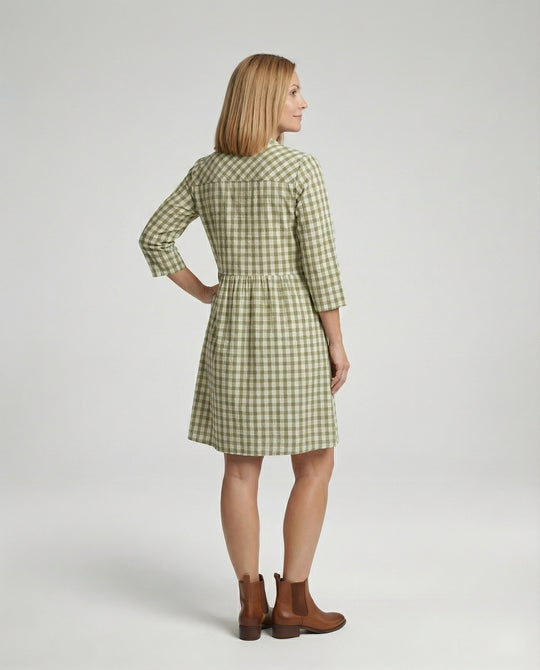 Damen Blumenkleid Mini A-Linie