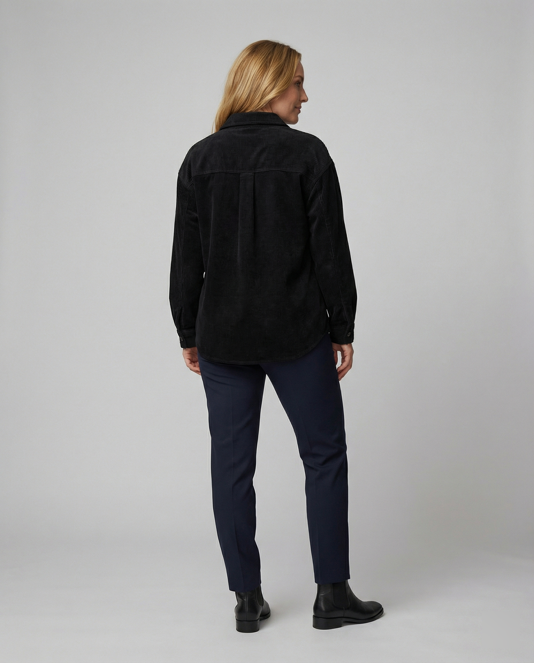 Übergangsjacke Damen elegant als Overshirt-Jacke