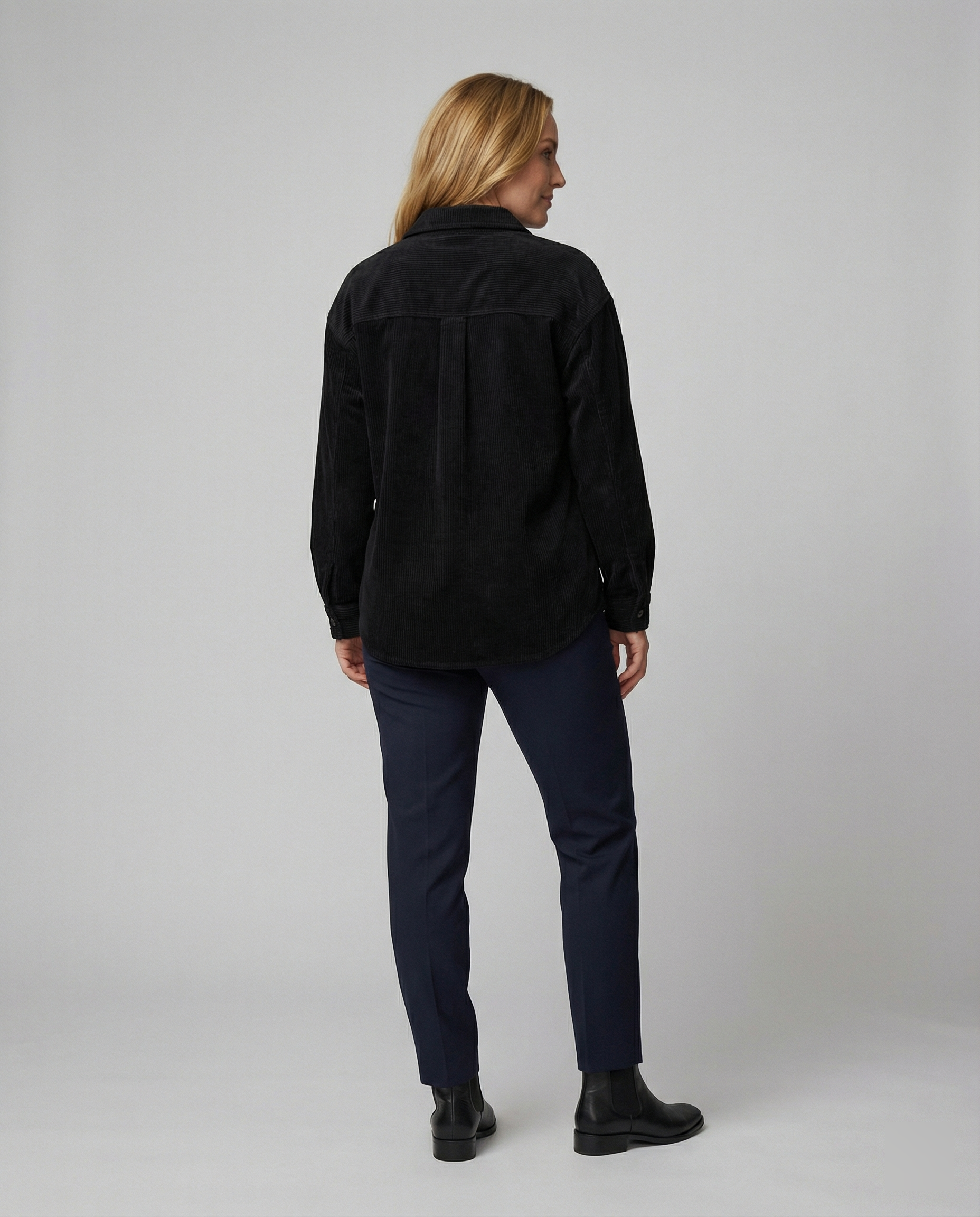 Übergangsjacke Damen elegant als Overshirt-Jacke