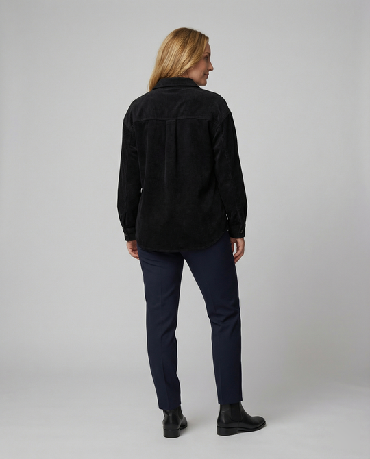 Übergangsjacke Damen elegant als Overshirt-Jacke