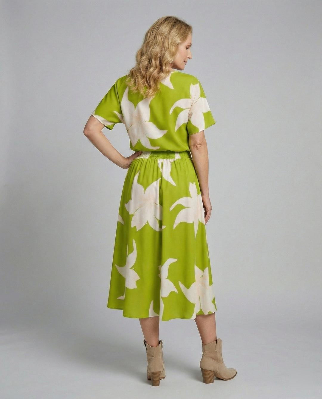Damen Zweiteiler Set Sommer Floral