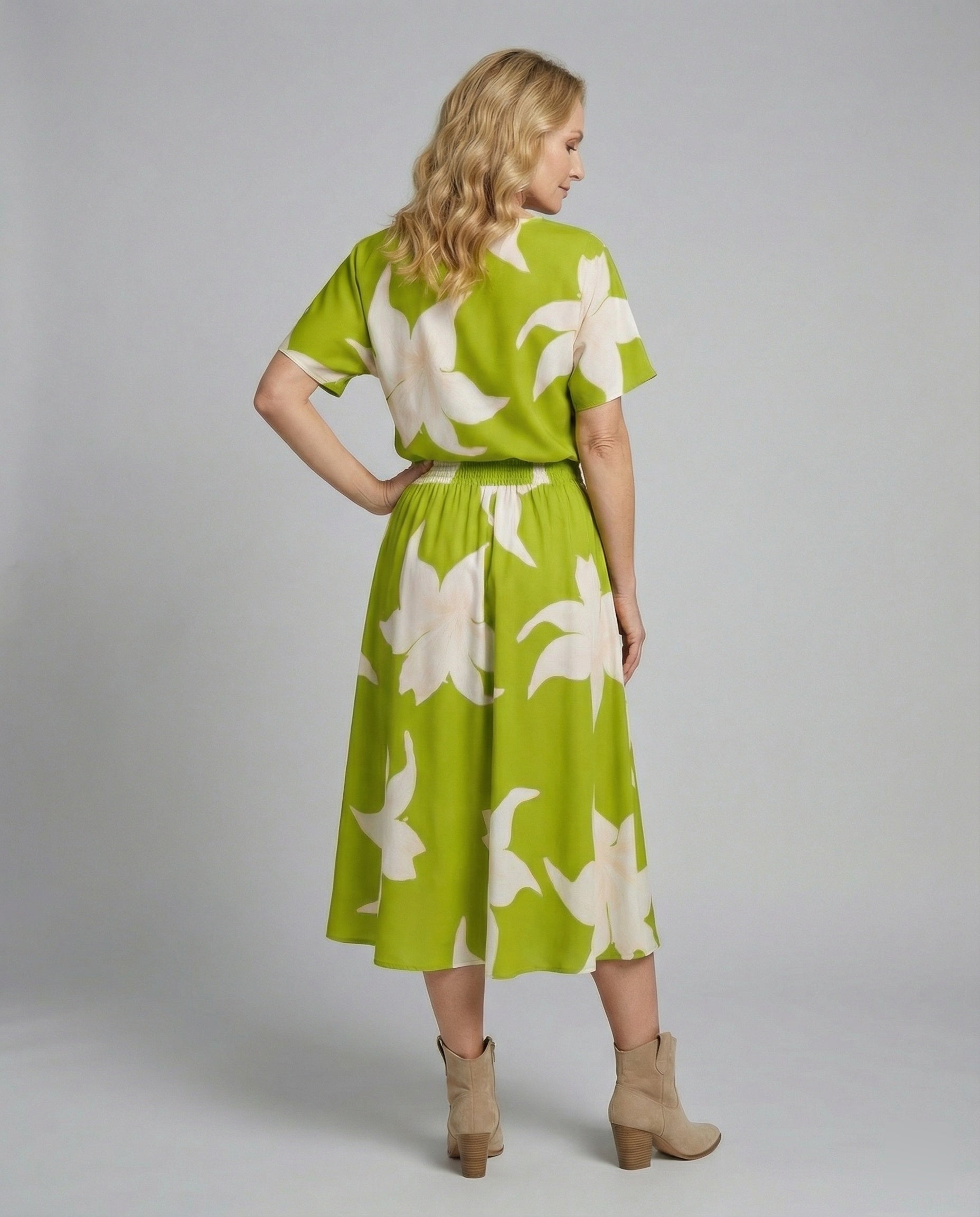 Damen Zweiteiler Set Sommer Floral