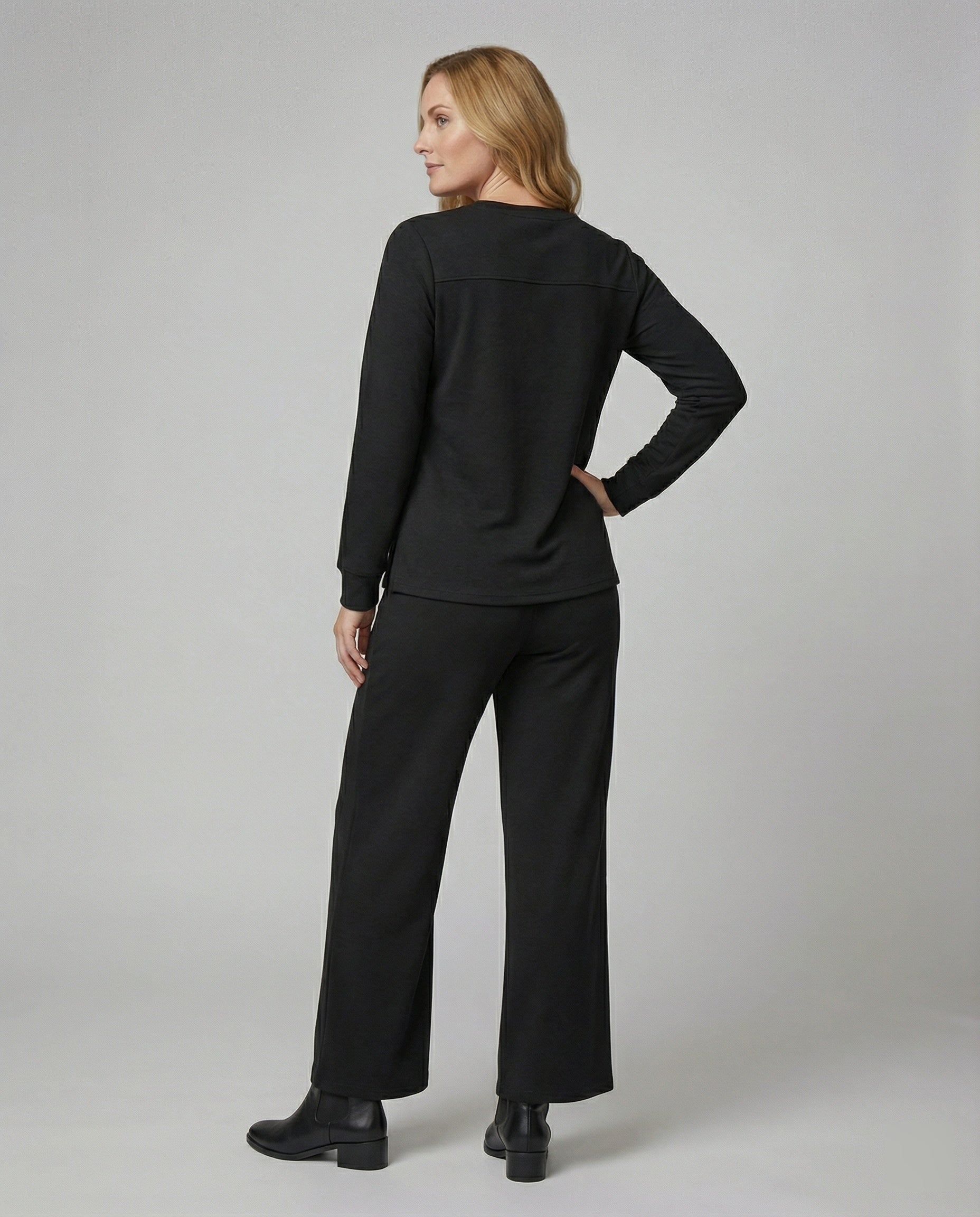 Jogginganzug Damen lässig mit Streifendetails und weitem Schnitt