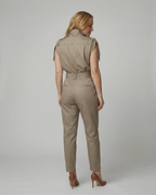 R&B | Damen Stylischer Moderner Jumpsuit Ärmellos