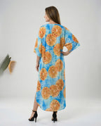 Damen Maxikleid Kaftan Sommer