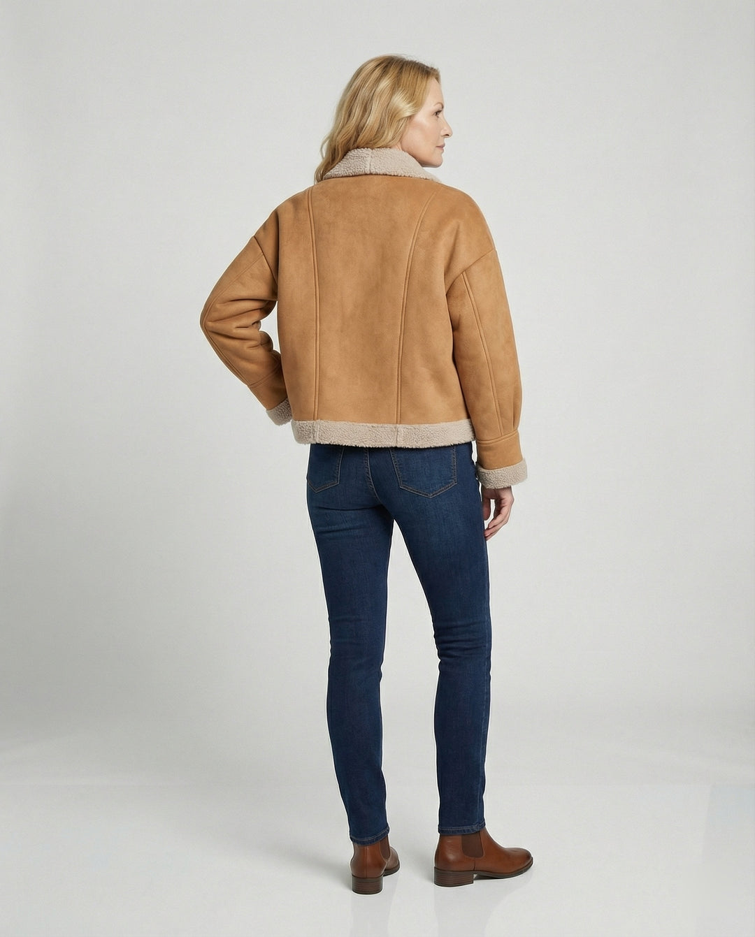 Damen Jacke mit elegantem Kragen