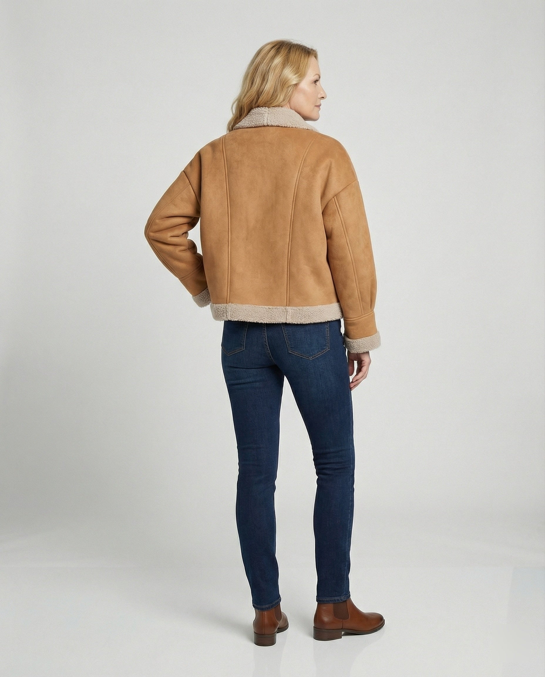 Damen Jacke mit elegantem Kragen