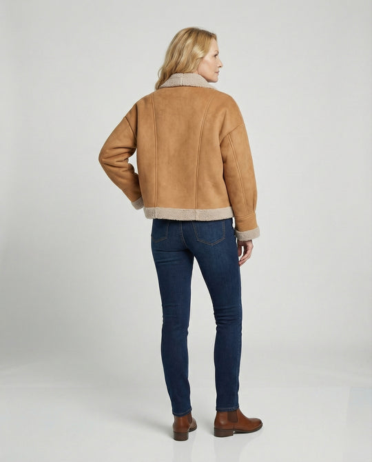 Damen Jacke mit elegantem Kragen