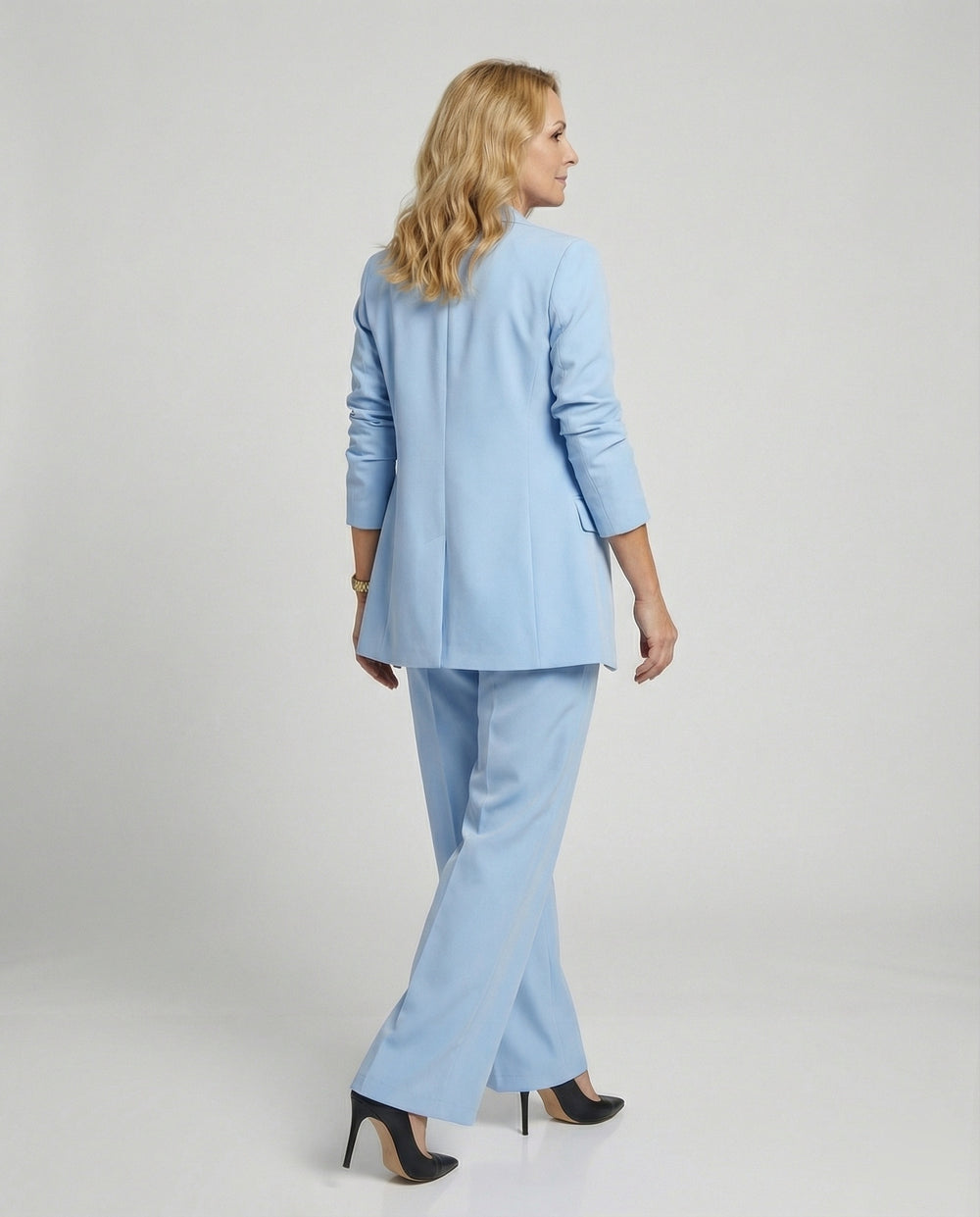 Damen Zweiteiler Set Damen Blazer Hose