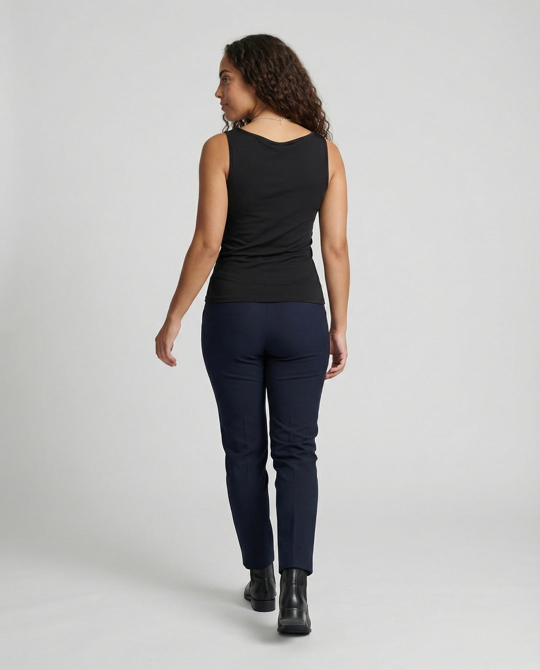 Damen Drapierter Front Ärmelloses Top R&B