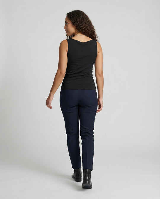 Damen Drapierter Front Ärmelloses Top R&B