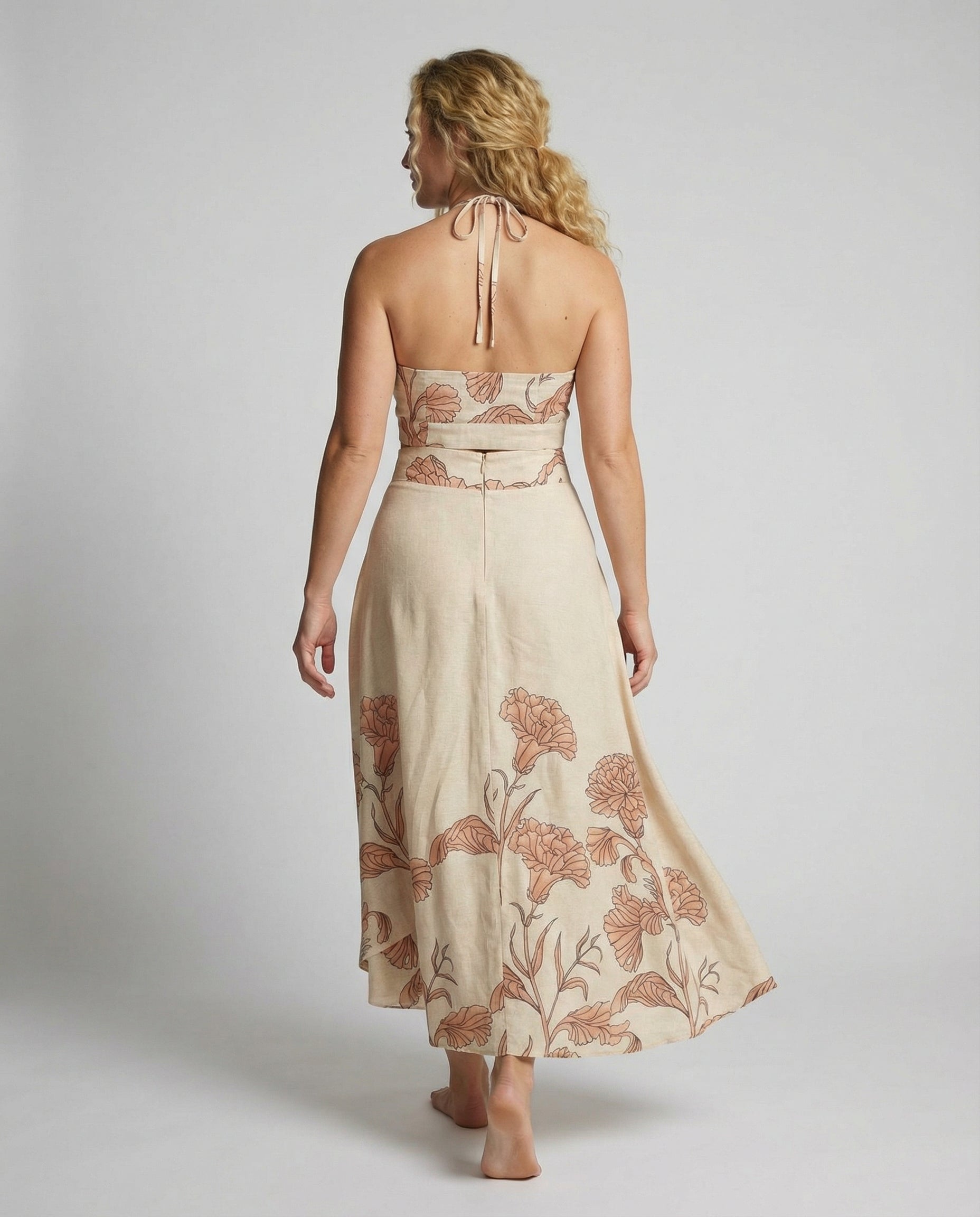 Elegantes Damen Oberteil- und Maxi-Rock-Set für Alltag & Festlichkeiten | R&B