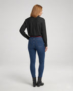 Damen Bluse mit Spitzenakzenten