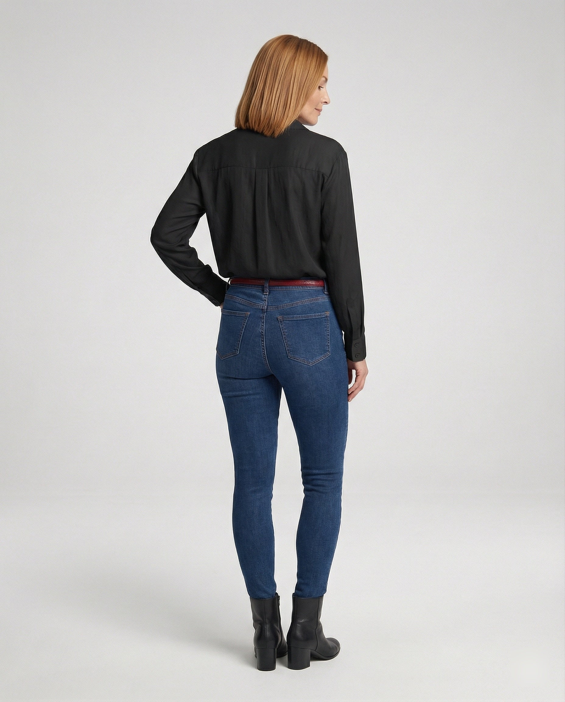 Damen Bluse mit Spitzenakzenten