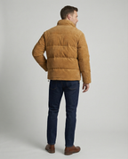 R&B | Trendige Winter-Cord-Steppjacke für Männer