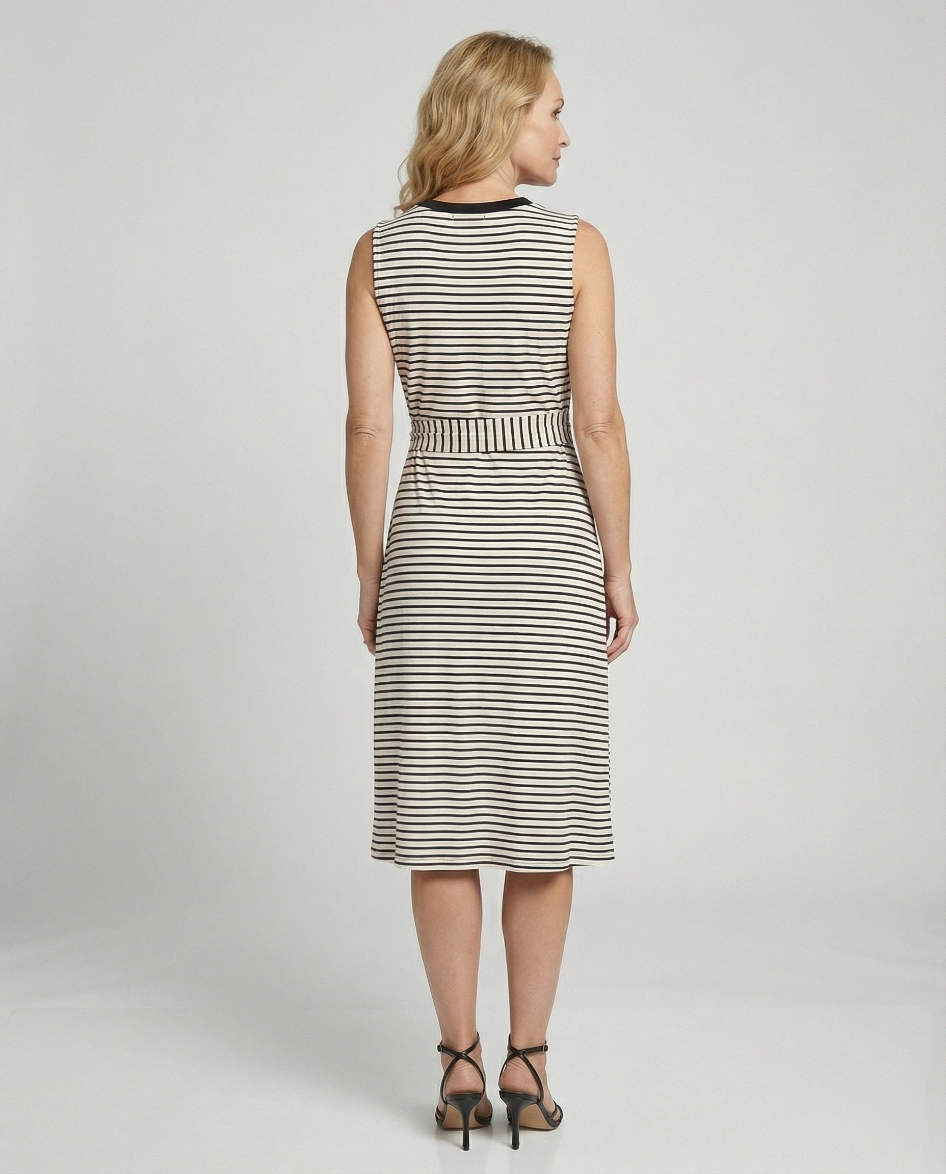 Damen Midikleid Wickeloptik Jersey