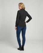 Taillierte Hemdbluse Damen mit Kentkragen