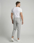 Herren leichte Freizeit-Hose mit verstellbarem Bund und modernen Seitentaschen