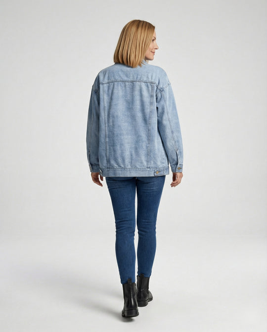 Übergangsjacke Damen sportlich Jeans