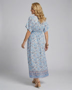 Boho Maxikleid Sommer Damen Floral