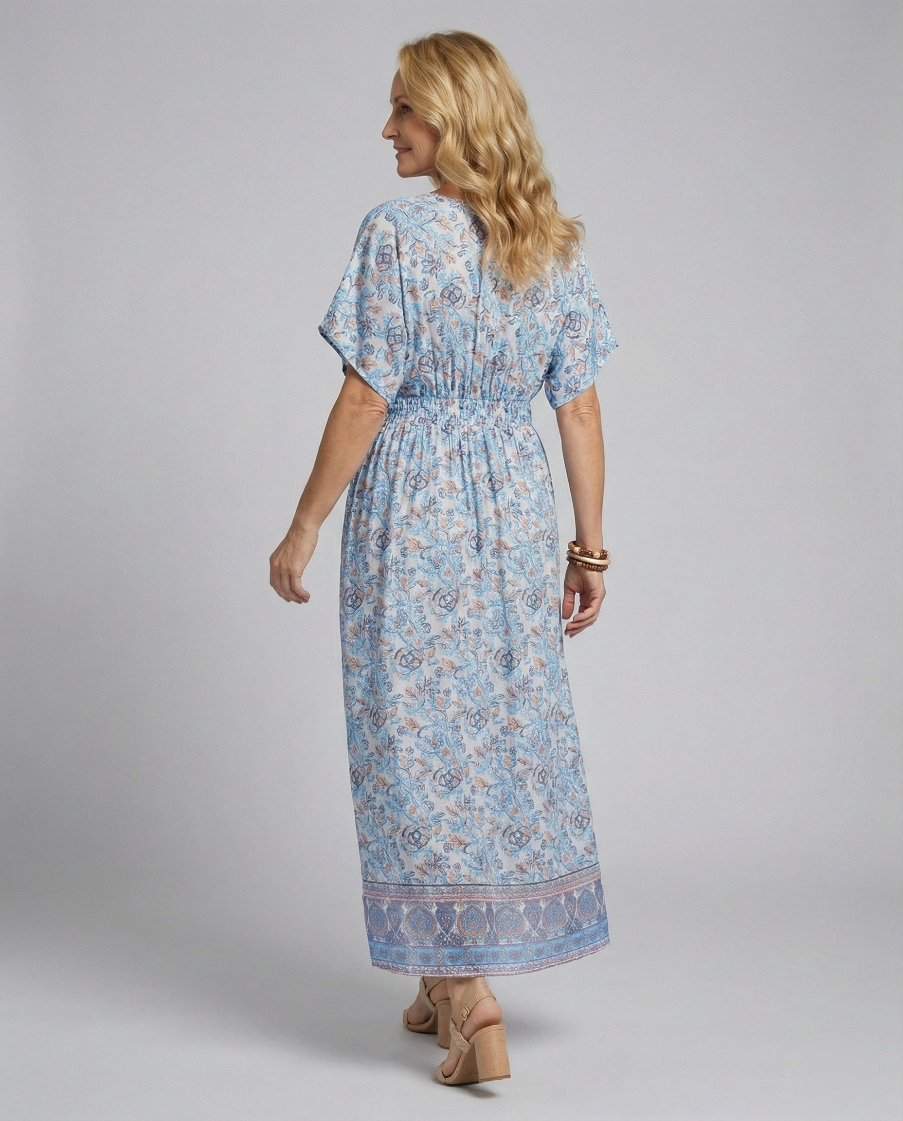 Boho Maxikleid Sommer Damen Floral