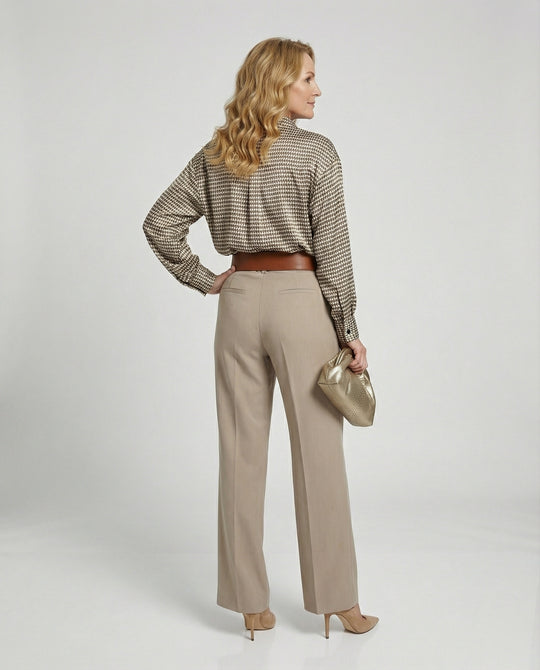 Damen Hemdbluse Hahnentritt
