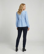 Bluse Damen Viskose Gemustert