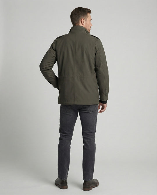 Herren Utility-Jacke mit hohem Kragen