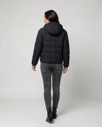 Steppjacke Damen mit hohem Kragen und Fronttasche