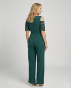 Damen Jumpsuit schulterfrei elegant