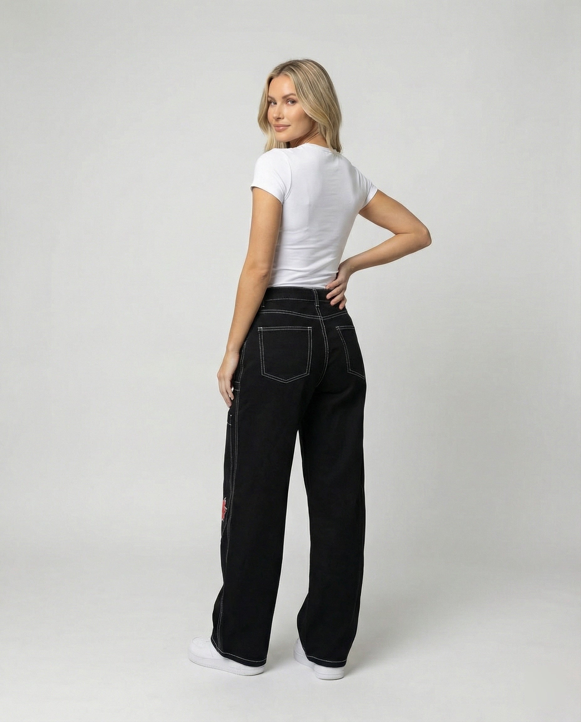 Denim Baggy Jeans mit Weiter Passform & Lässigem Stil - R&B