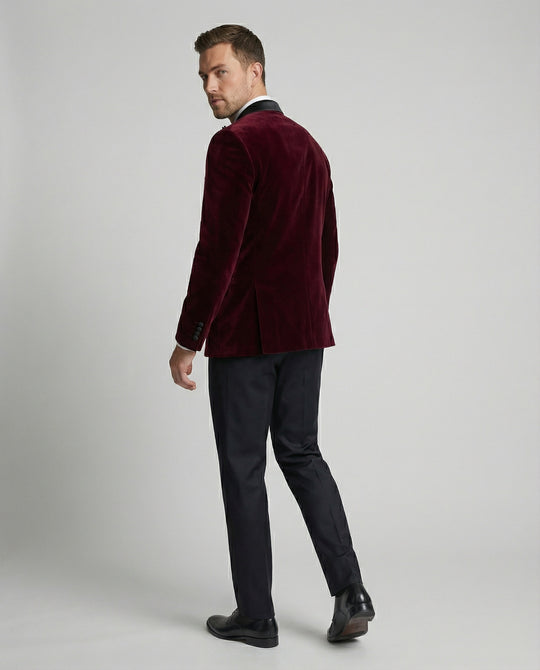 R&B | Herren Sommerjacke mit Schmaler Passform und Kontrastierendem Revers