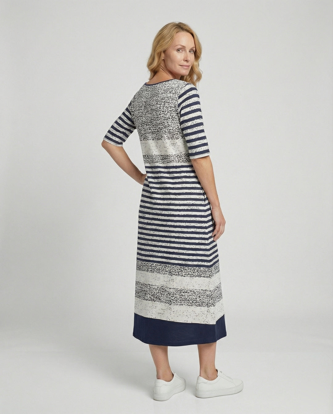 Damen Maxikleid mit Taschen luftig