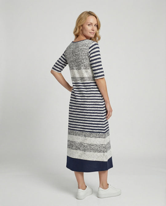 Damen Maxikleid mit Taschen luftig