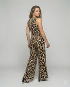Damen Jumpsuit im trendigen Leo-Muster R&B