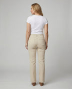 Damen Flared Stoffhose mit hohem Bund