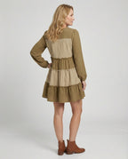 Freizeitkleid Damen A-Linien Minikleid