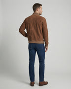 Freizeitkleidung Herren Wildlederjacke Bomber