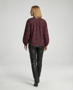 Bluse Damen Baumwolle Bestickt
