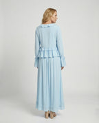 Boho Maxikleid Sommer Damen Set