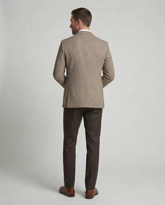 Herren Blazer Leinen Sakko leger