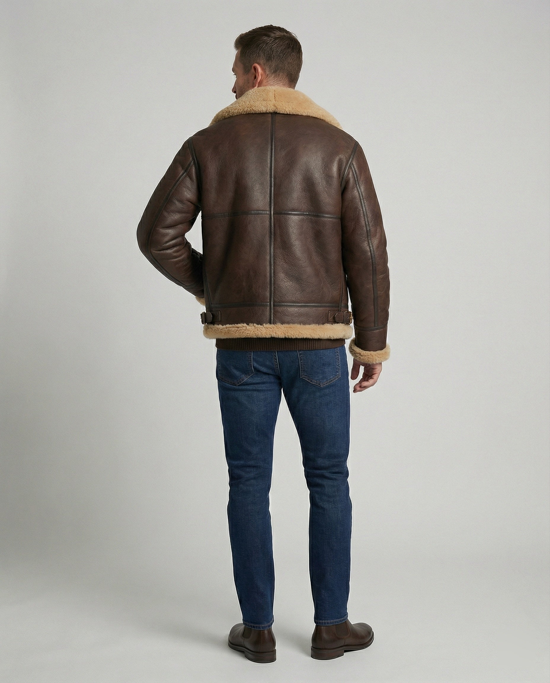 R&B | Schaffell Fliegerjacke