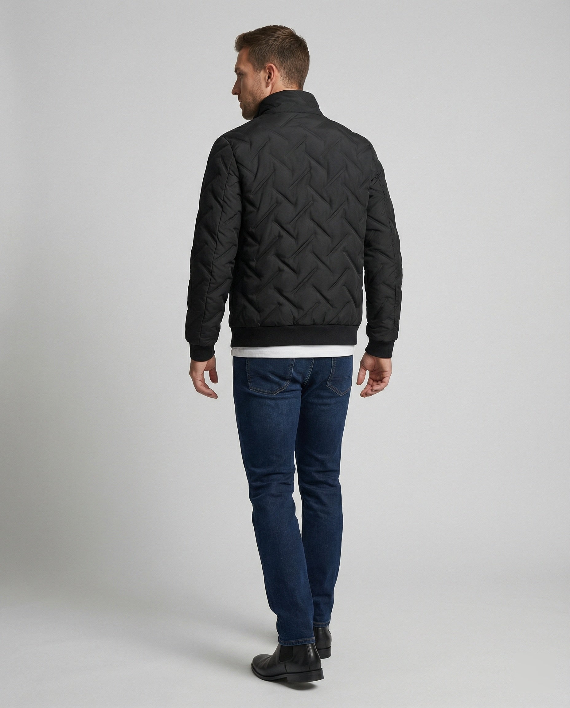 Wattierte Herren Winterjacke