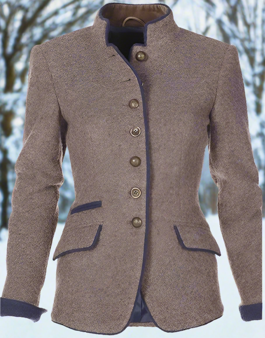R&B | Blazer mit Hohem Kragen Vielseitig und Schick für Frauen
